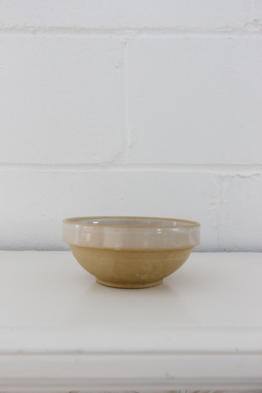 vintage french Digoin stoneware bowls, set of 2