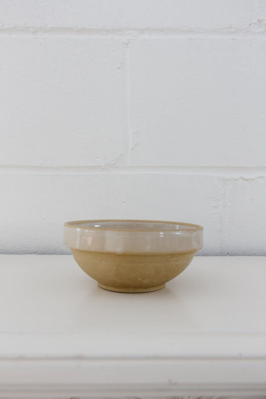 vintage french Digoin stoneware bowls, set of 2