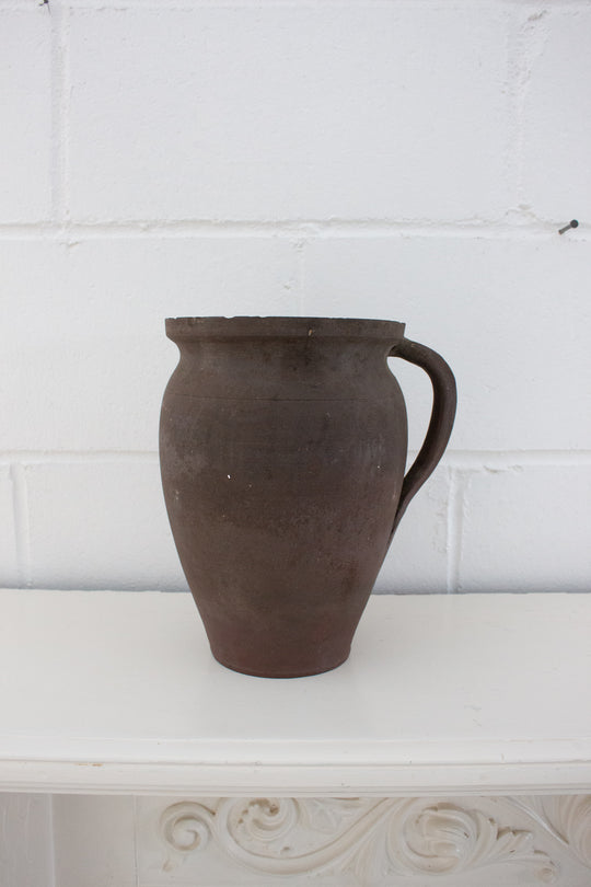 antique french pottery vessel