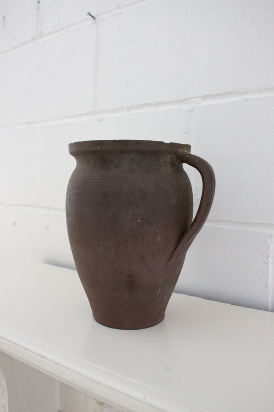 antique french pottery vessel