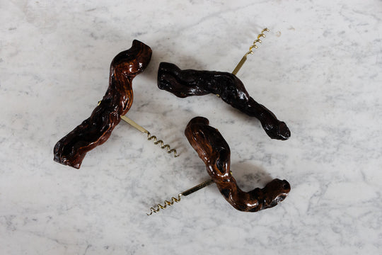 vintage French grapevine corkscrew