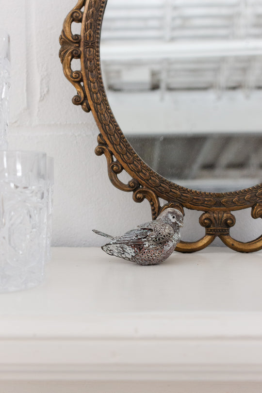 vintage french cristofle "lumière d'argent" oiseau