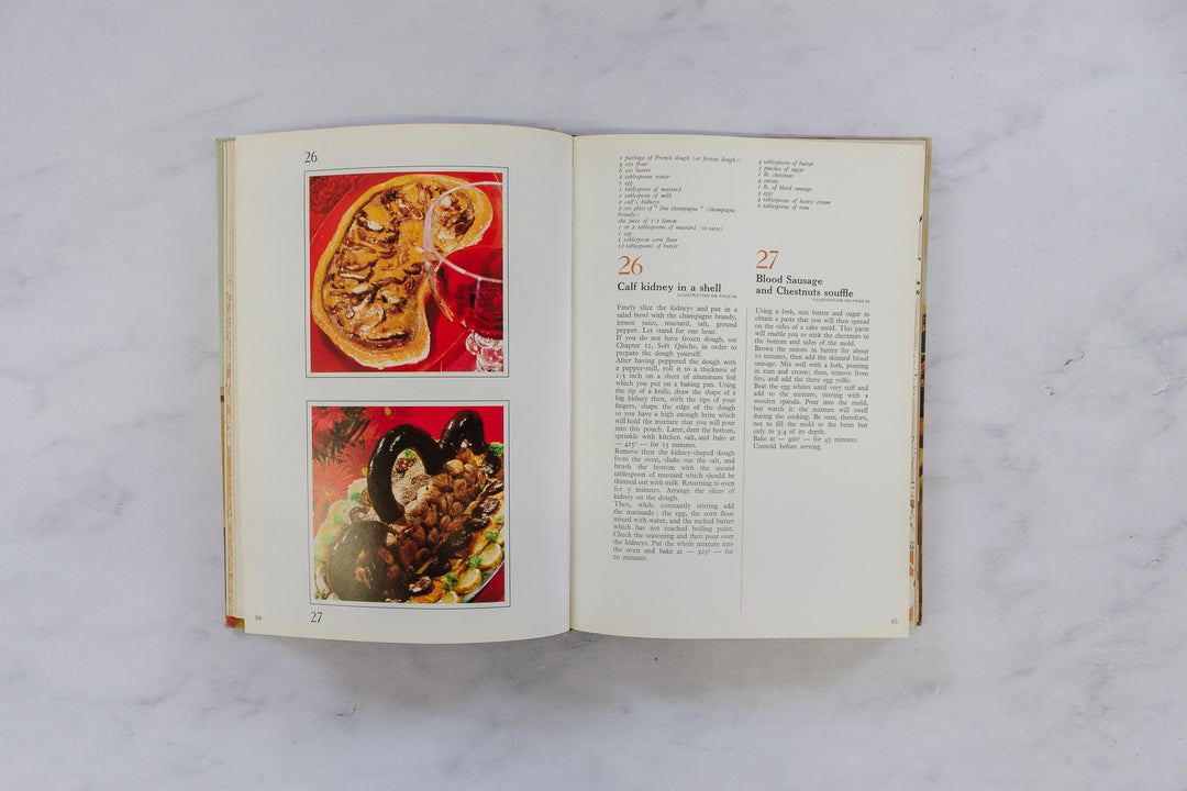 rare 1st edition salvador dali vintage cook book "les dîners de gala"