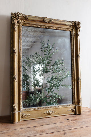 early 19th century French gilt overmantel mirror