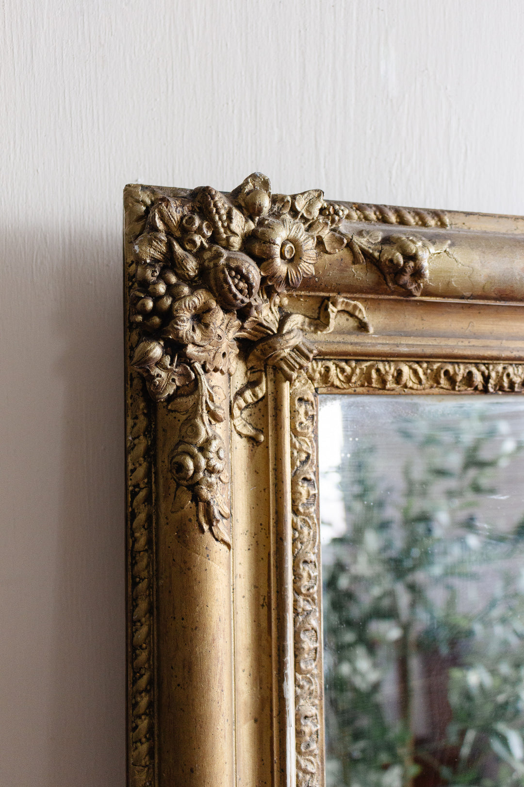 early 19th century French gilt overmantel mirror