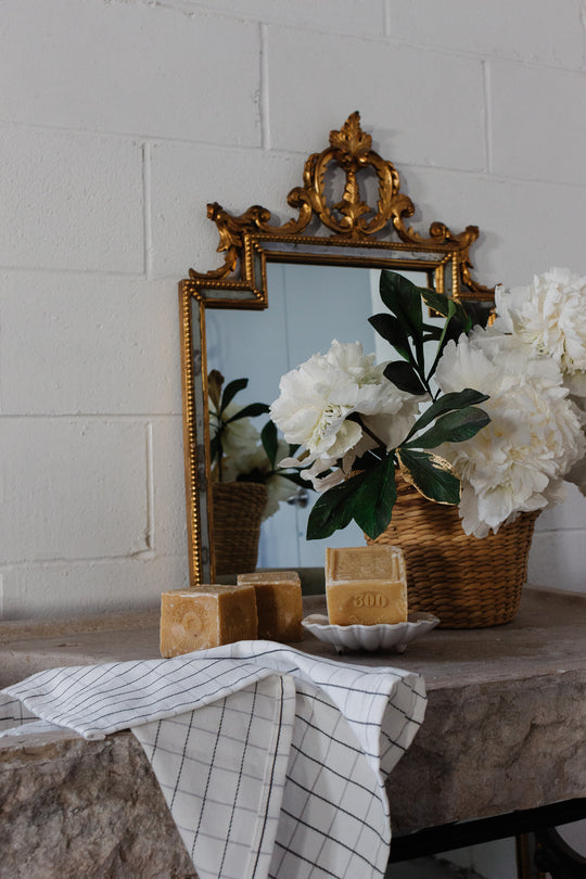 antique french hewn limestone sink