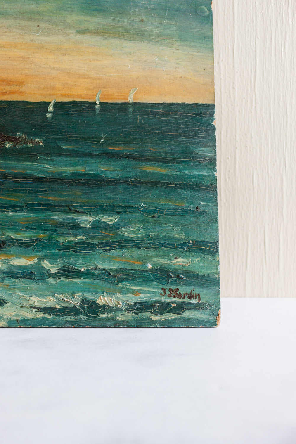 le coucher de soleil doré