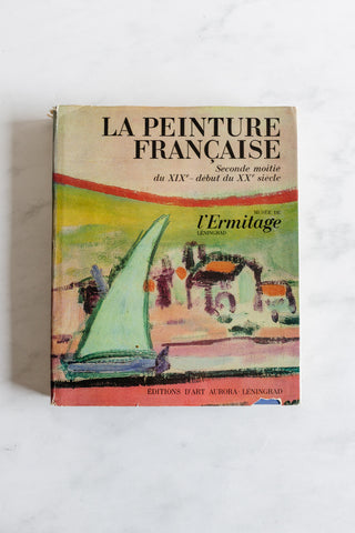 vintage French art book, “la peinture française” éditions d'art aurora-leningrad