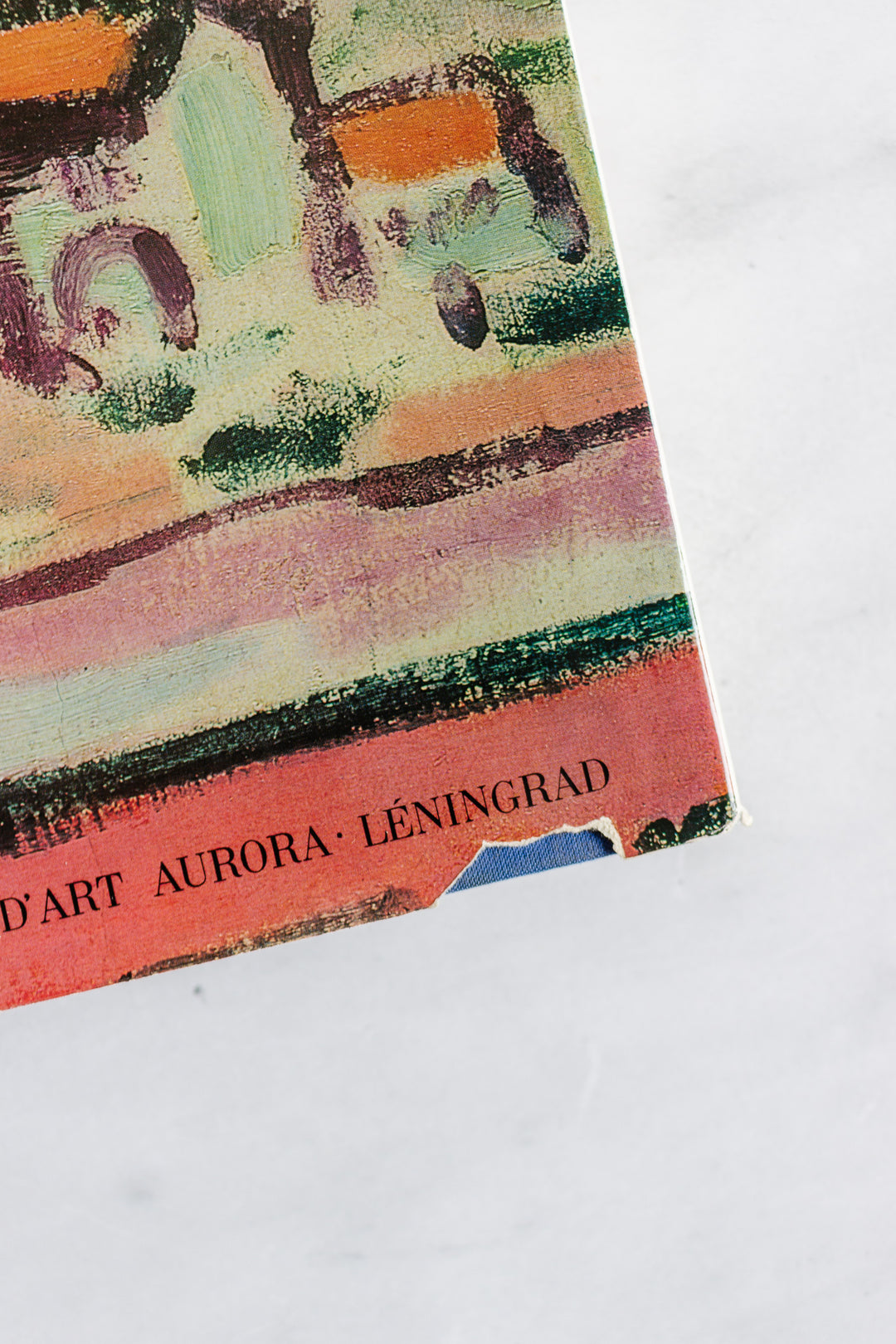 vintage French art book, “la peinture française” éditions d'art aurora-leningrad