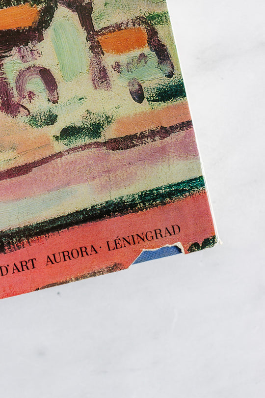 vintage French art book, “la peinture française” éditions d'art aurora-leningrad