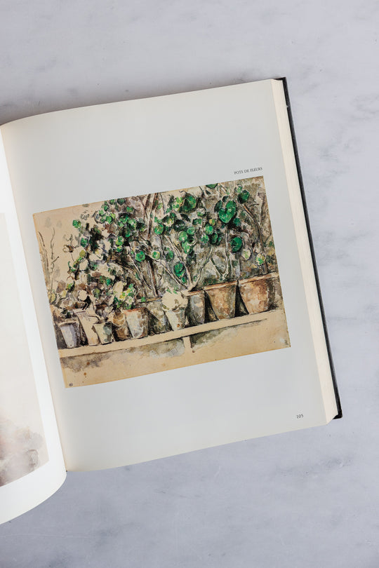 vintage french art book "cézanne par lui-même"