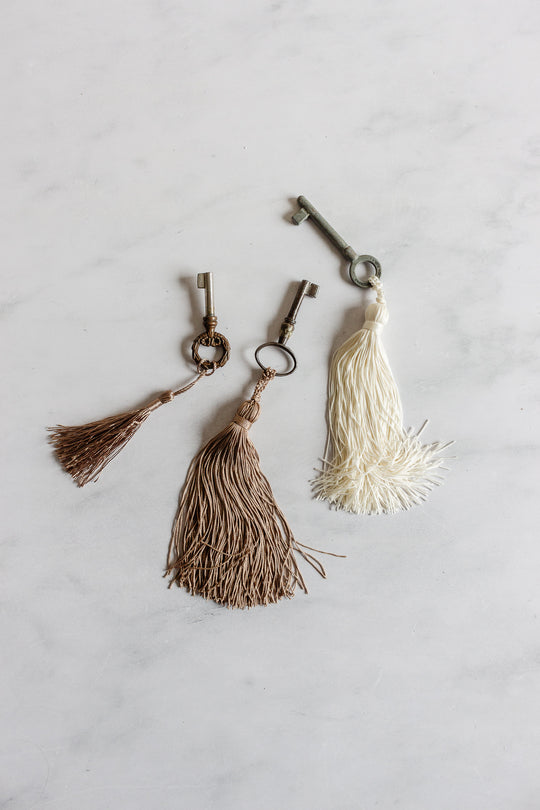 vintage french passementerie tassels