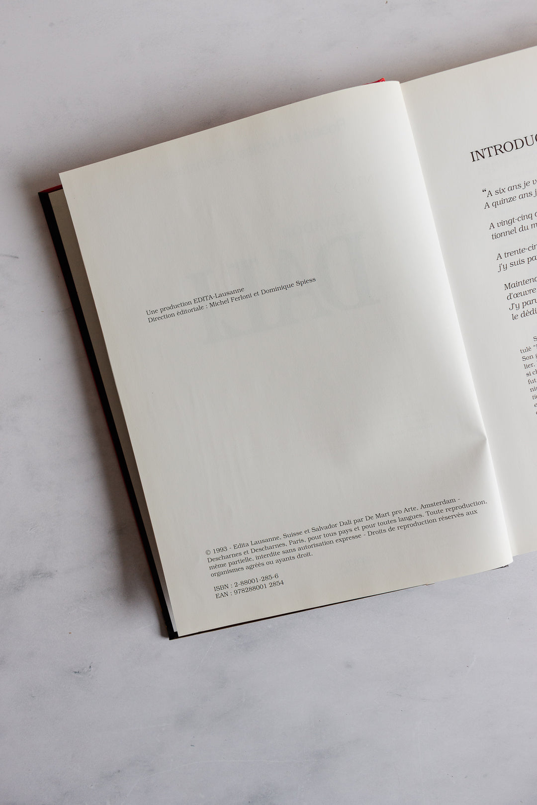 vintage French art book, “Salvador Dali”