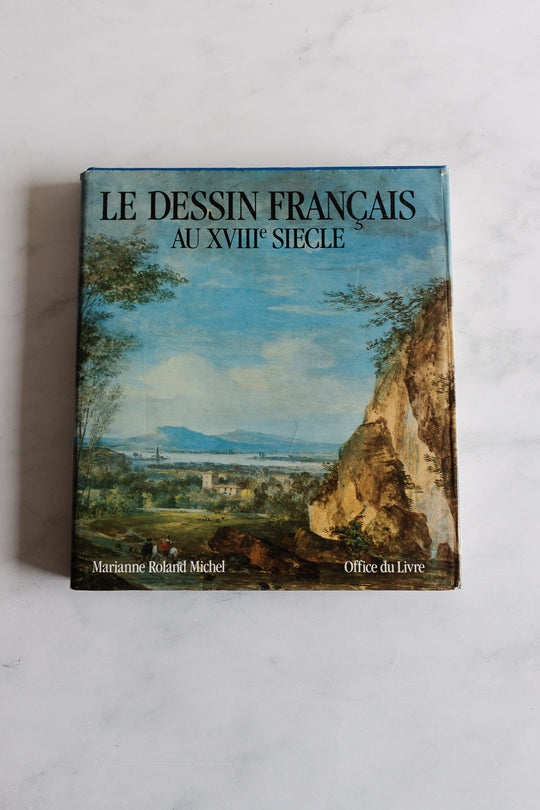 vintage French art book, “le dessin français au xviii siècle”
