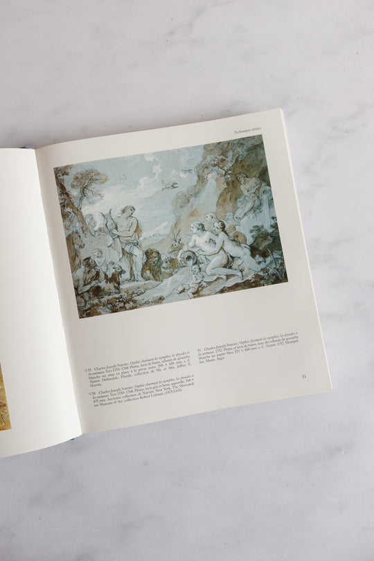 vintage French art book, “le dessin français au xviii siècle”
