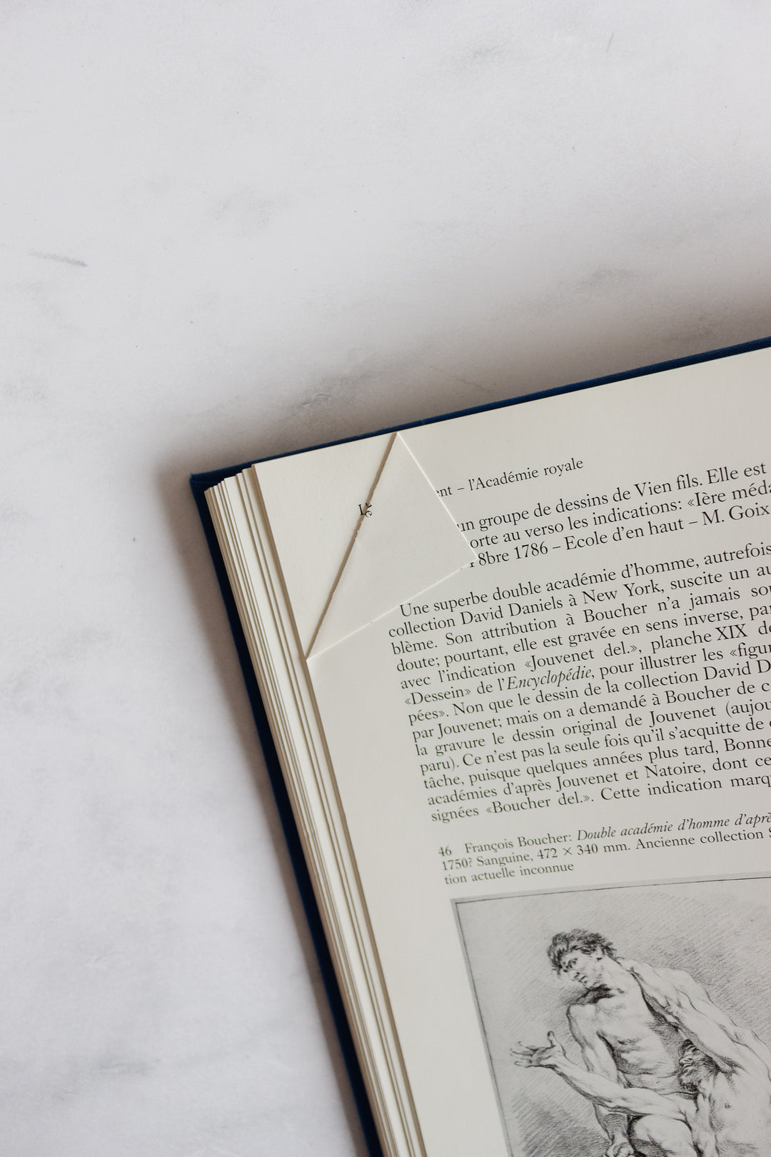 vintage French art book, “le dessin français au xviii siècle”