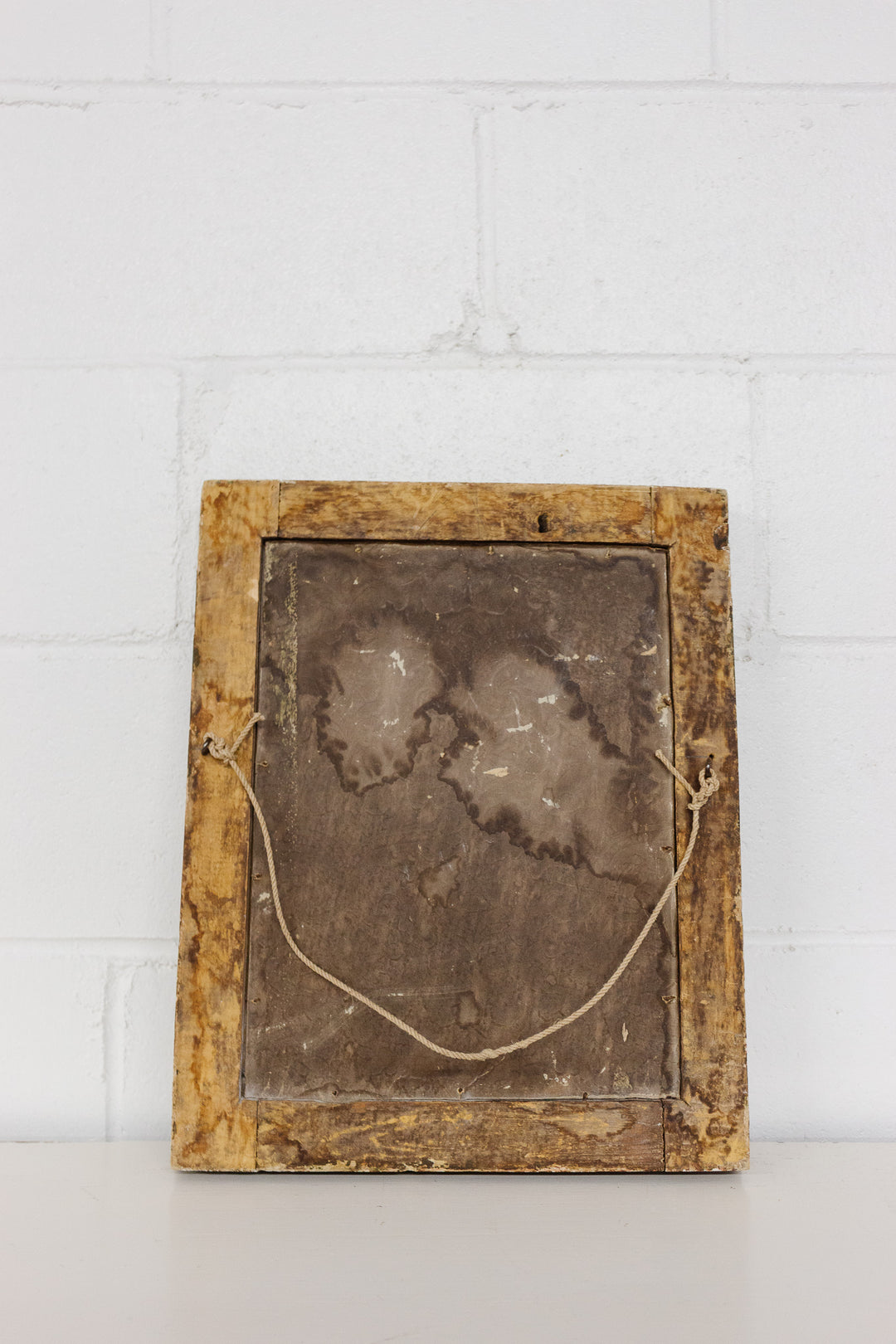 antique french stripped gilt mirror