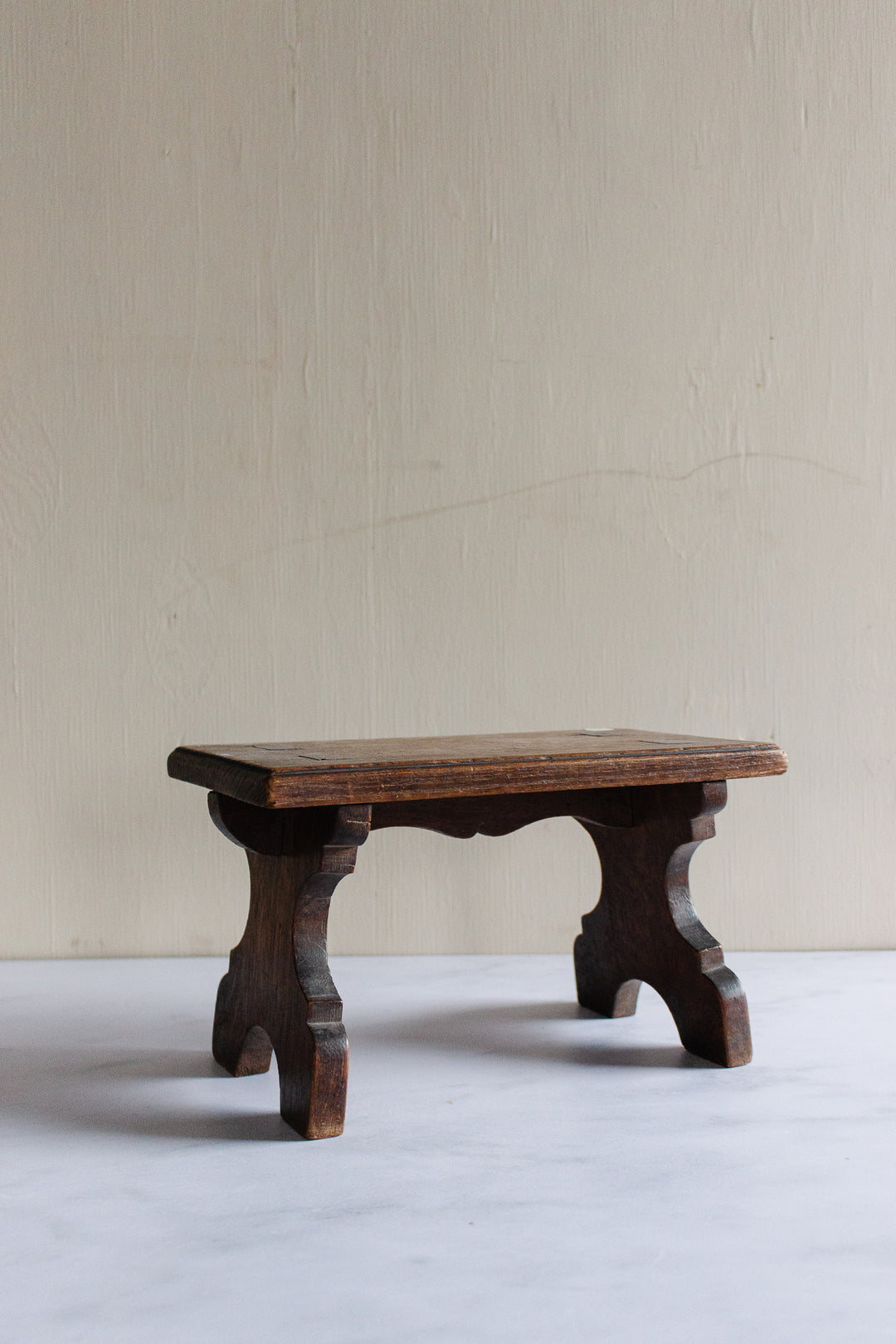 antique french petite foot stool