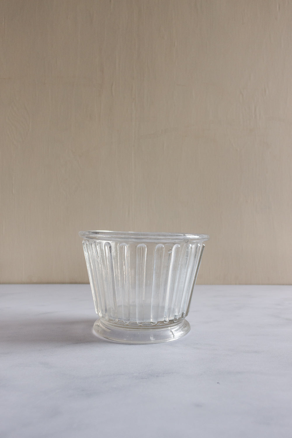 extra large antique french footed jam jar