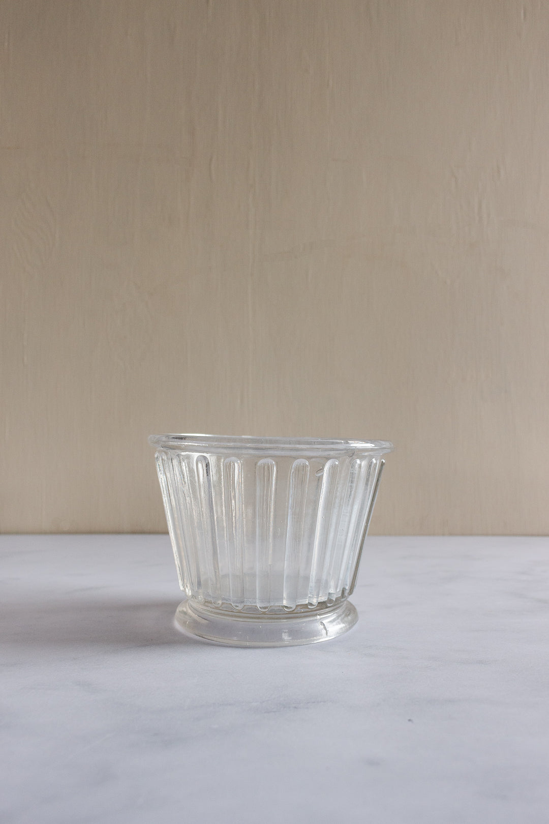 extra large antique french footed jam jar