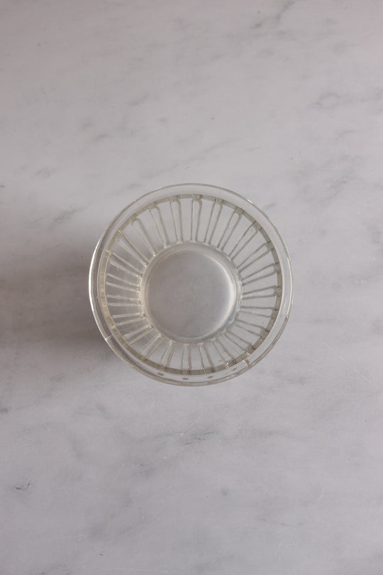 extra large antique french footed jam jar