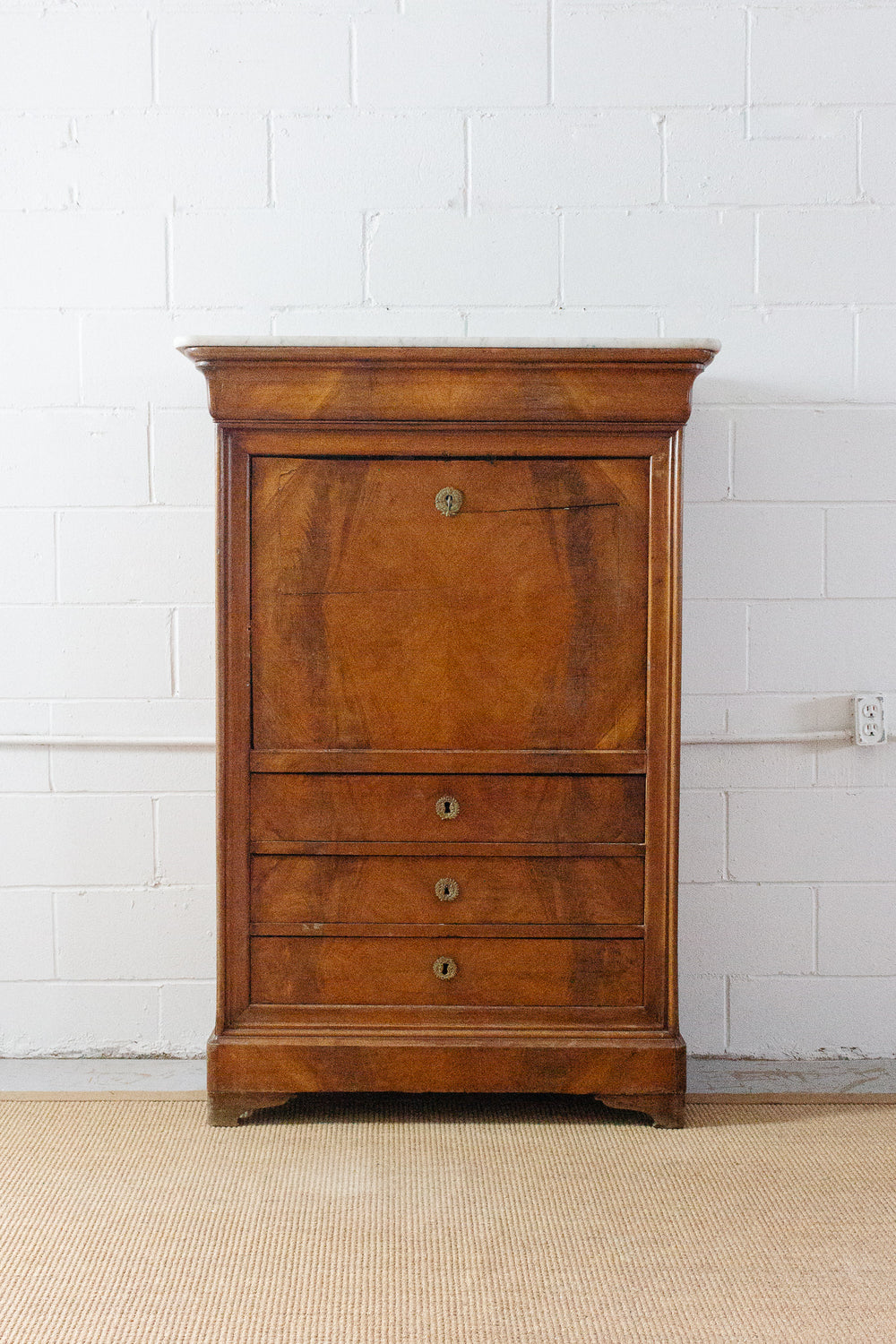 19th century walnut Louis Philippe secretary