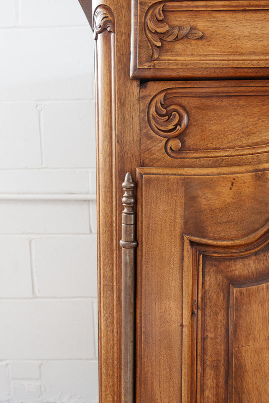 1930s French Louis XV style walnut sideboard