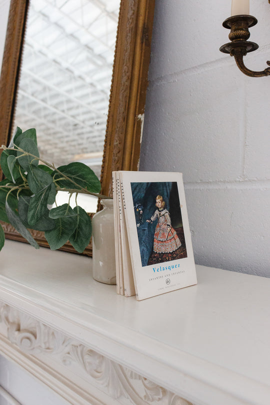 vintage art book set “little library of art”