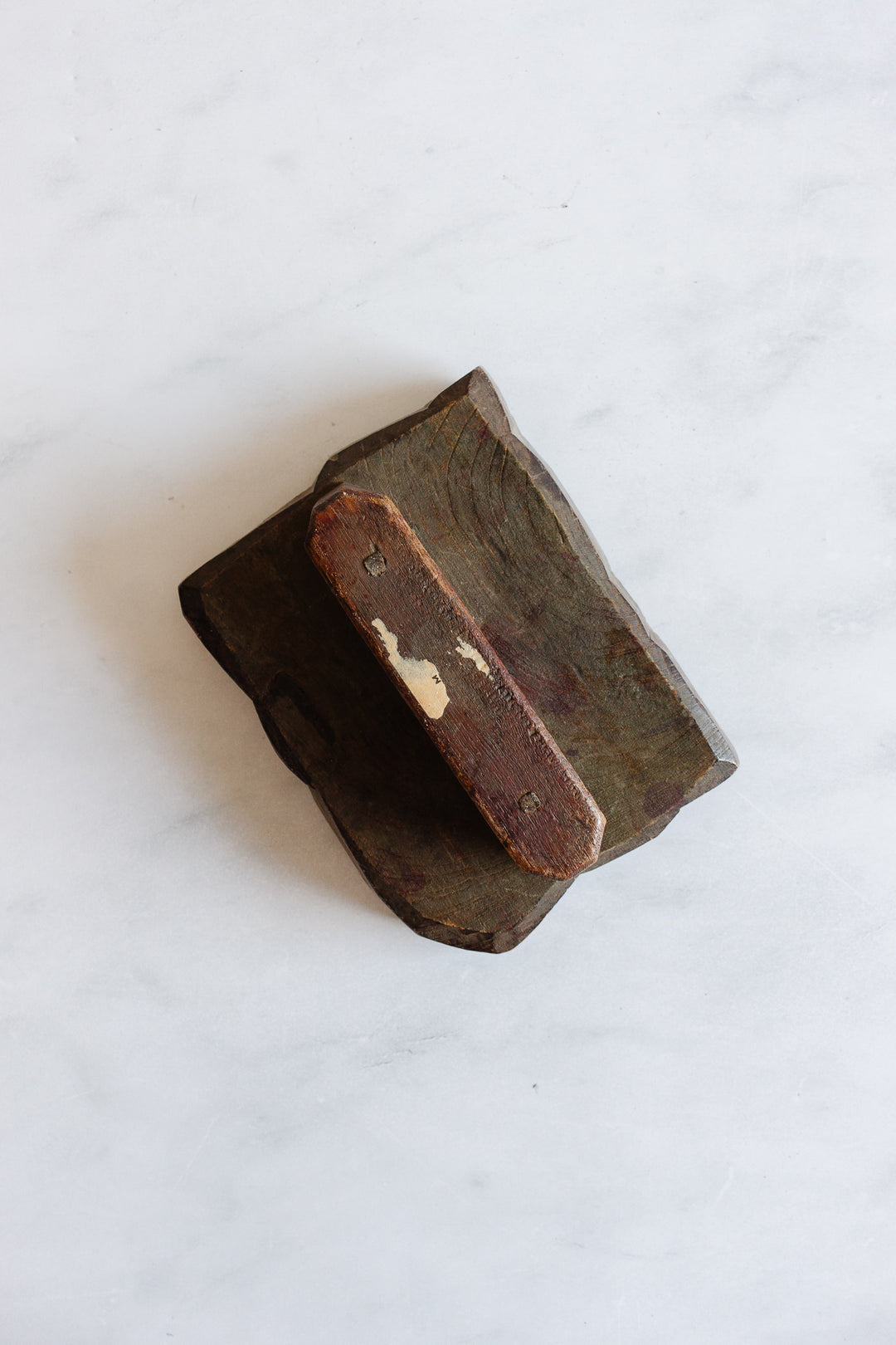 set of 1850s french “indienne” carved wood printing blocks