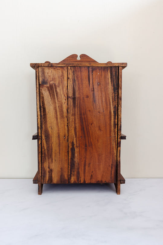 vintage English salesman sample armoire