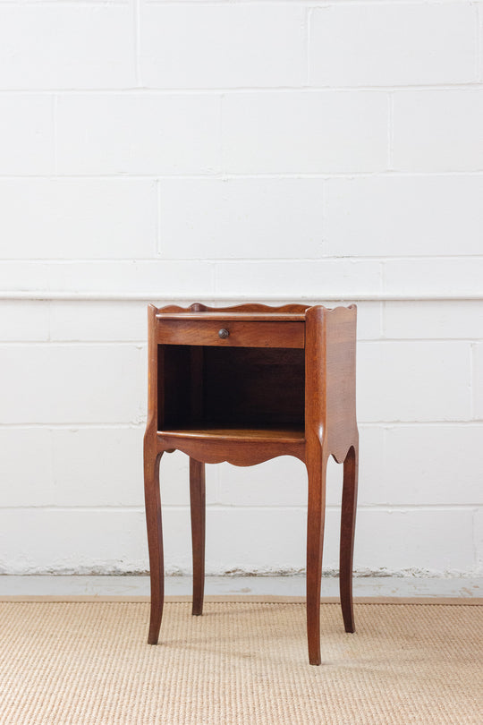pair of matching vintage French Louis XV style bedside tables