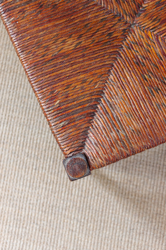 turn of the century french bobbin corner chair