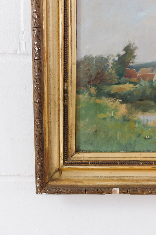 la réflection des arbres