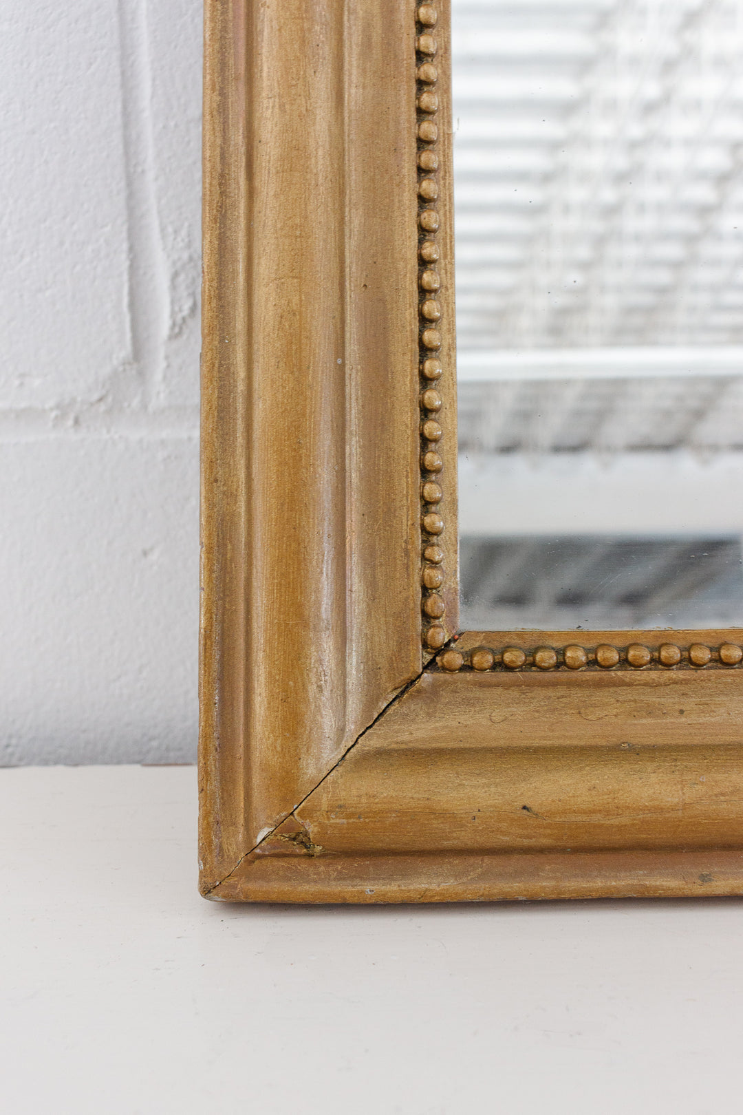 petite antique French louis Philippe mirror