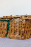 vintage French vineyard grape harvesting basket