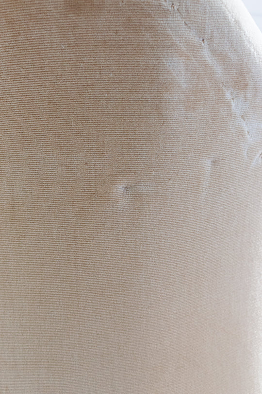 set of two vintage french distressed crapaud chair