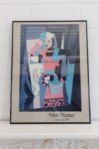 vintage picasso poster "l'italienne"