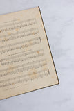pair of antique french music books