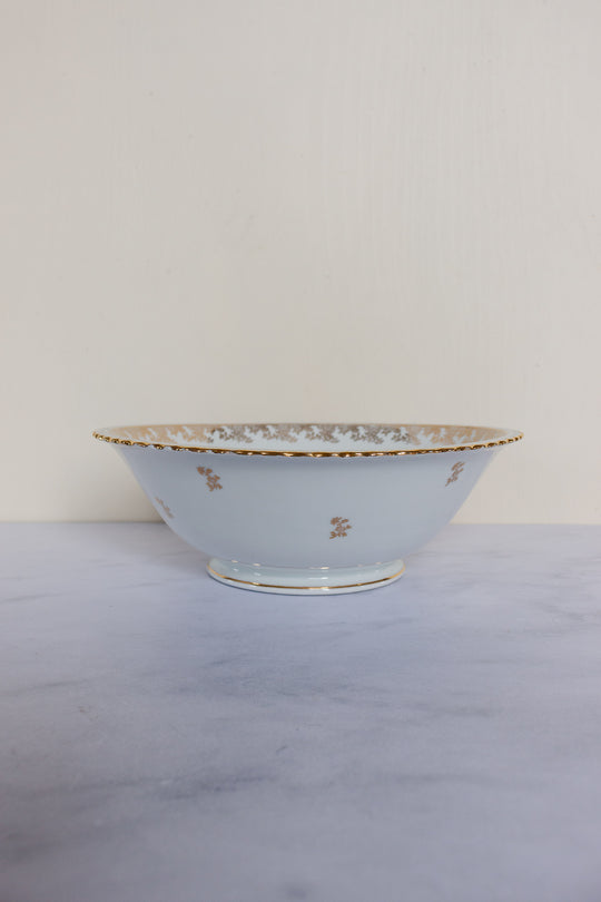 midcentury french limoges bird of paradise service, set of 41