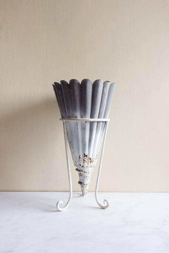 midcentury French wrought iron “parapluie” umbrella stand