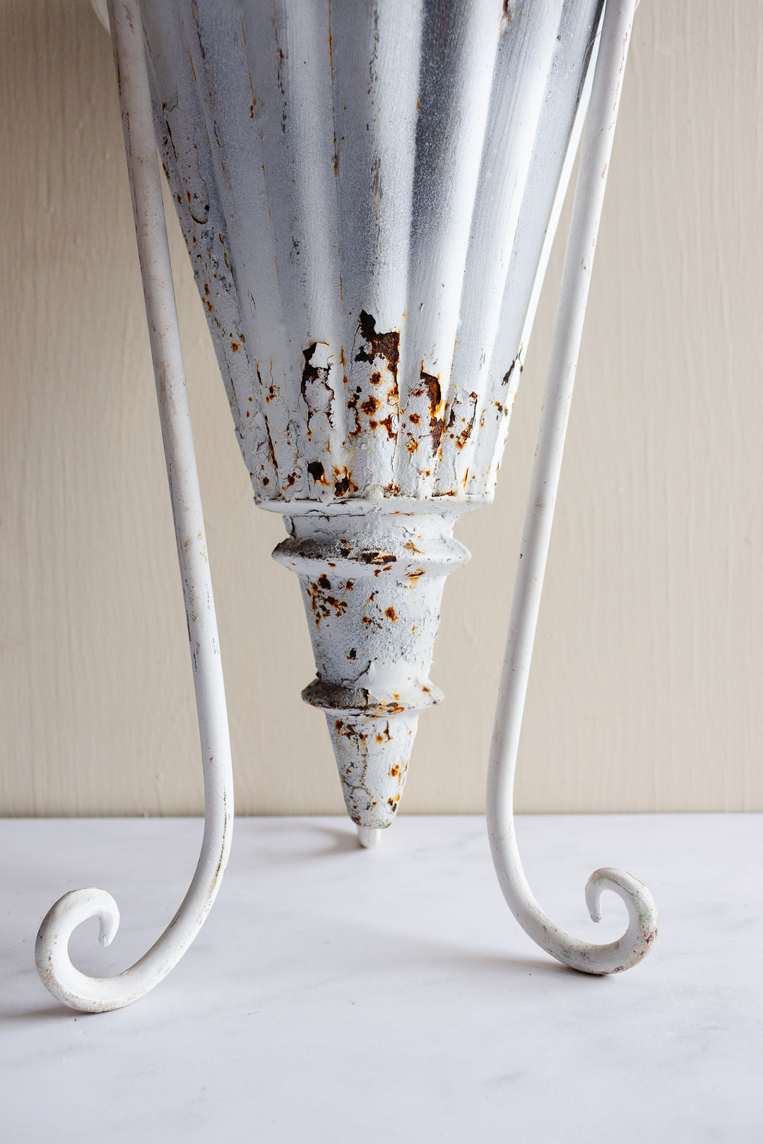 midcentury French wrought iron “parapluie” umbrella stand