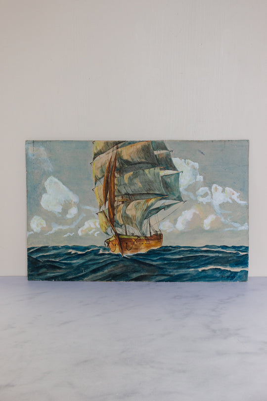 le bateau sur les vagues