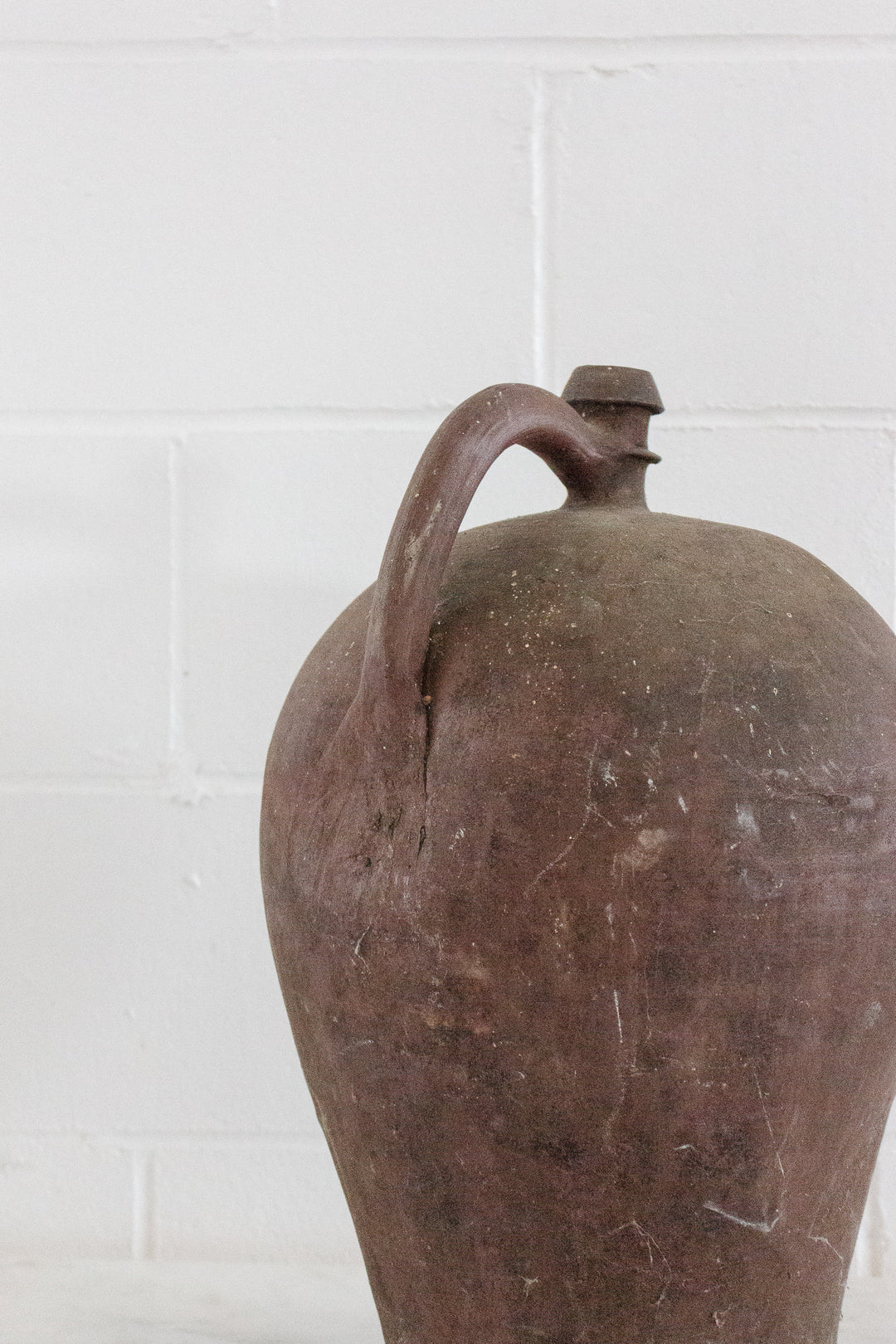 antique french oversized stoneware oil vessels