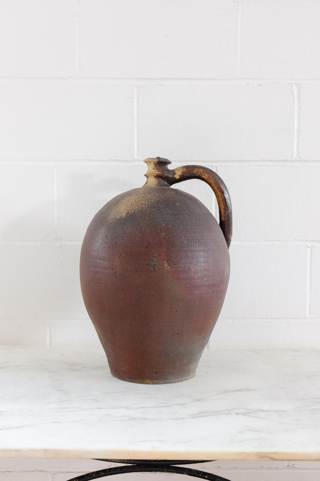 antique french oversized stoneware oil vessels