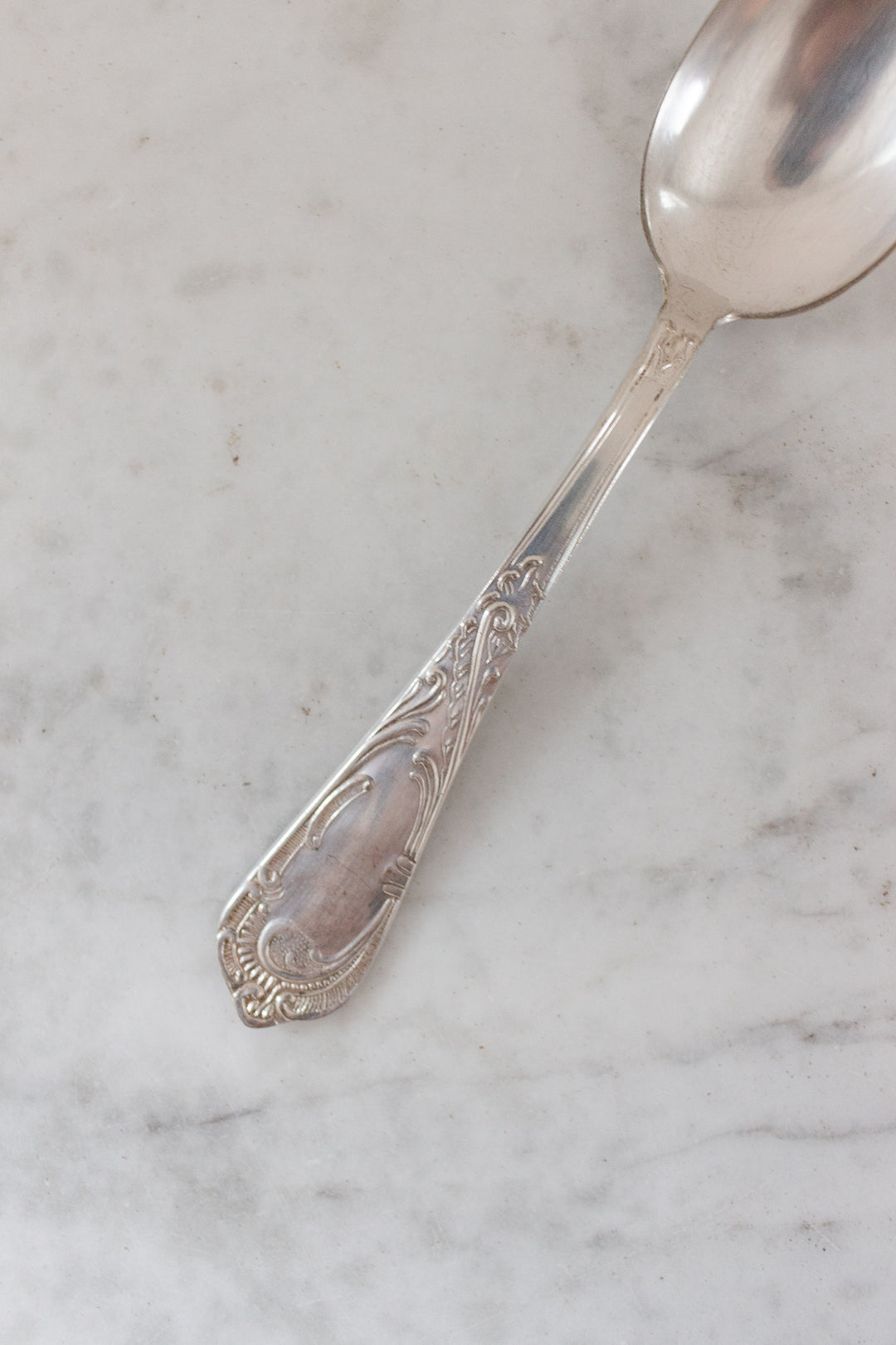 antique french silverplate flatware, matching set of 24