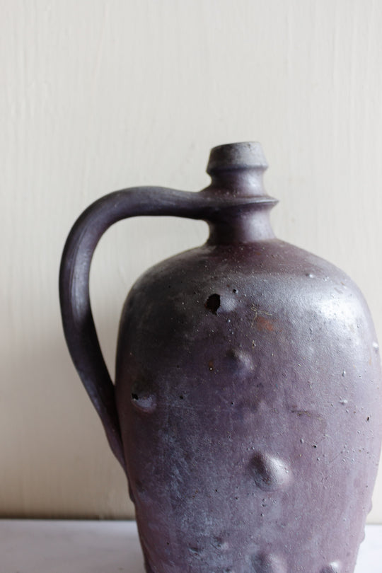 vintage french stoneware bottle