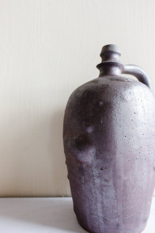 vintage french stoneware bottle