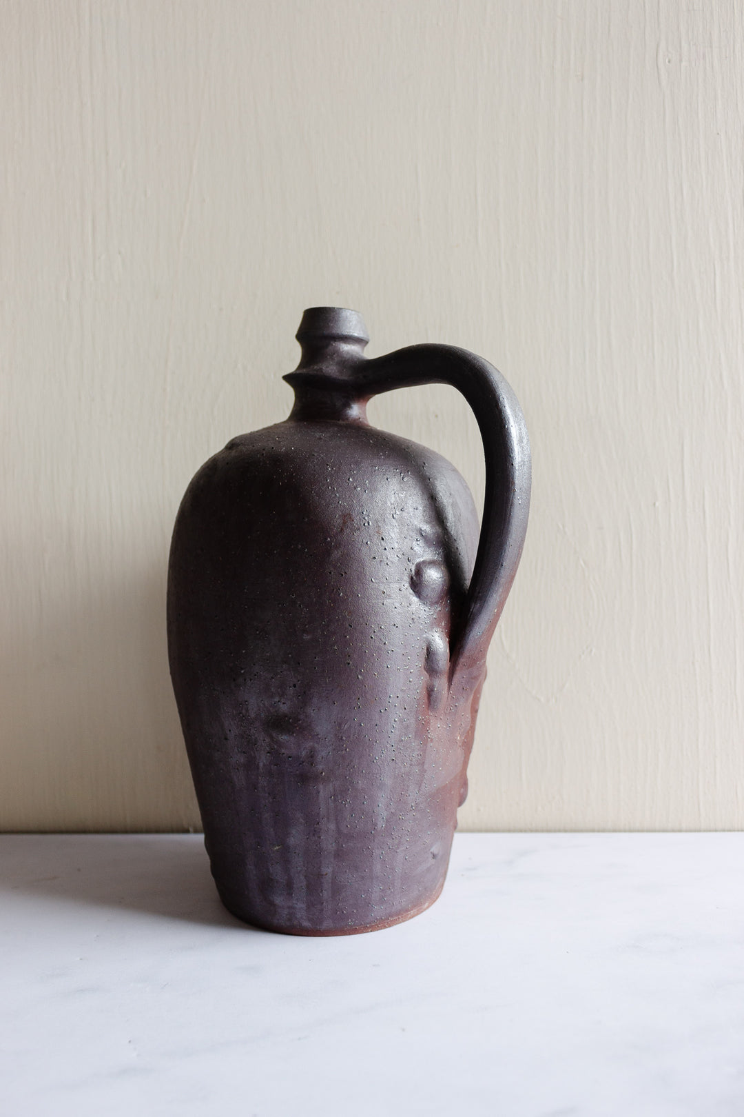 vintage french stoneware bottle