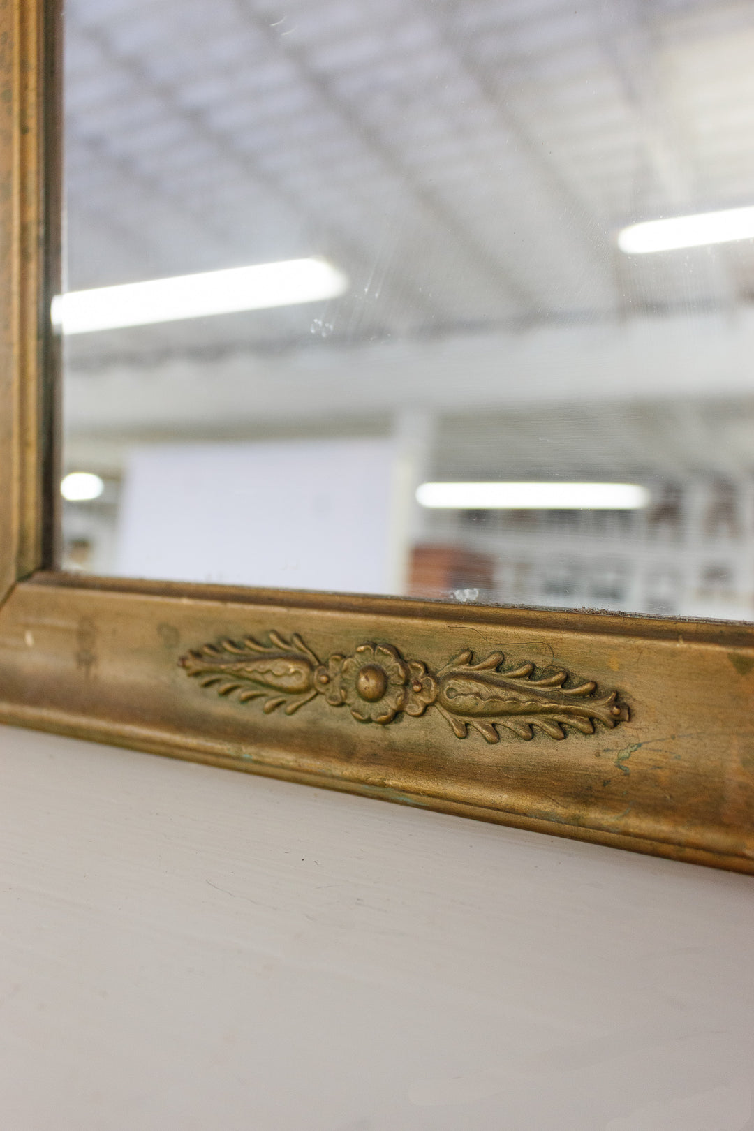 vintage French gilt mirror