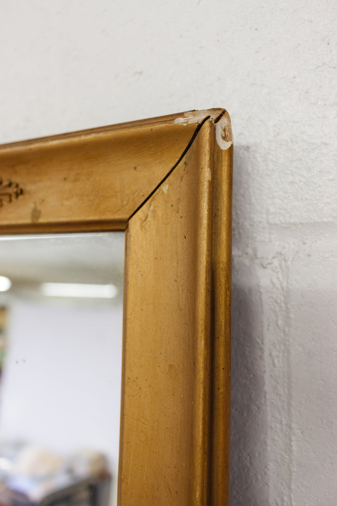 vintage French gilt mirror